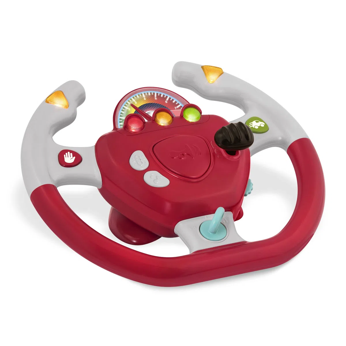 Battat - Orientato alla sterzatura - Volante interattivo - Auto giocattolo portatile - Giochi e canzoni per bambini - Viaggio in macchina per bambini - 2 anni +