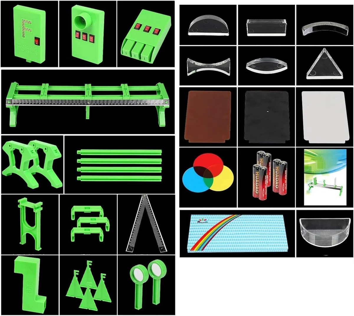 Kit Completo per Esperimenti di Fisica: Equilibrio delle Forze, Attrito, Pressione, Elettromagnetismo. Set Completo per Laboratori Scientifici.
