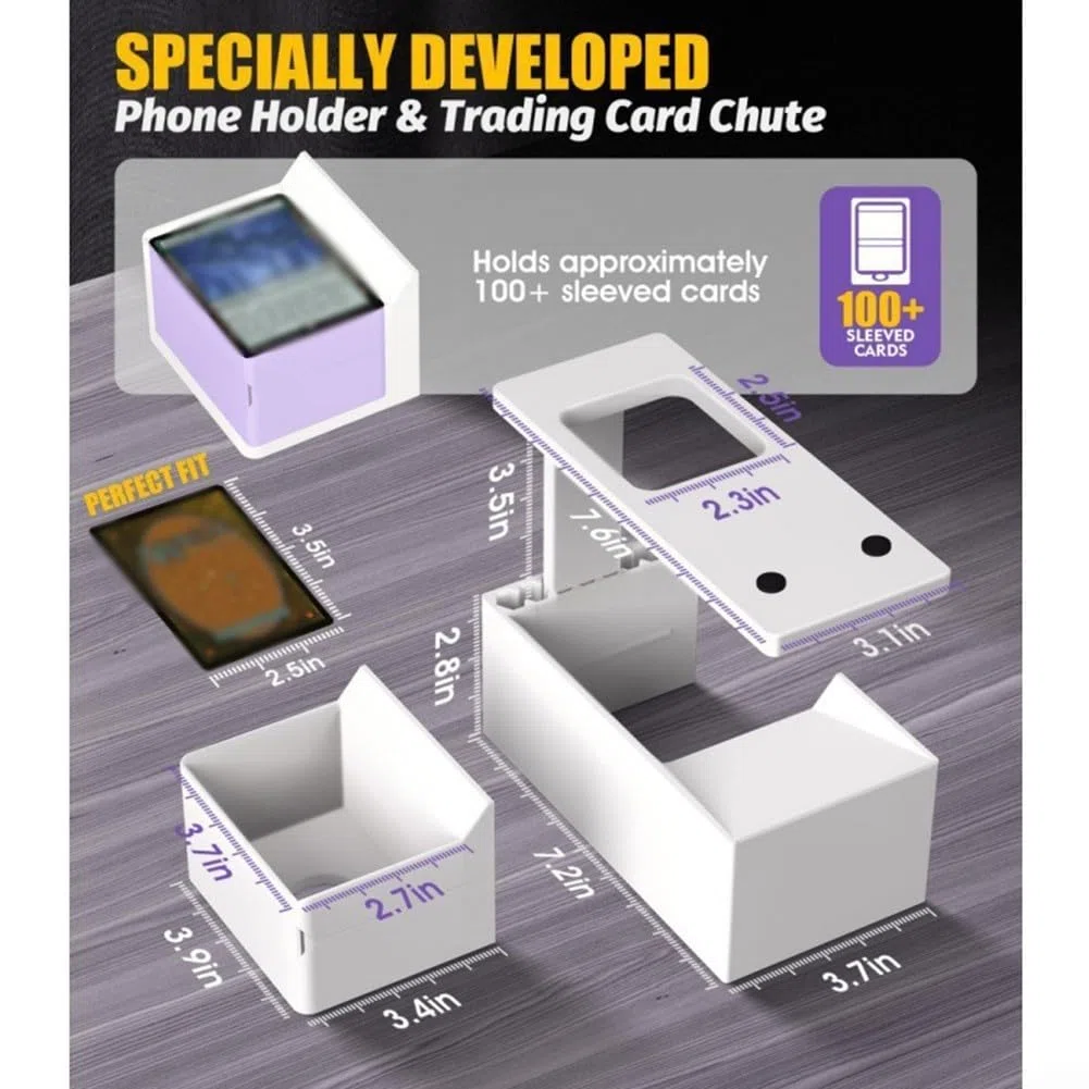 Per scanner MTG, Scanstand per carte collezionabili di dimensioni standard, per app Manabox, per collezionisti di giochi (18,2 x 9 x 18,2 cm)