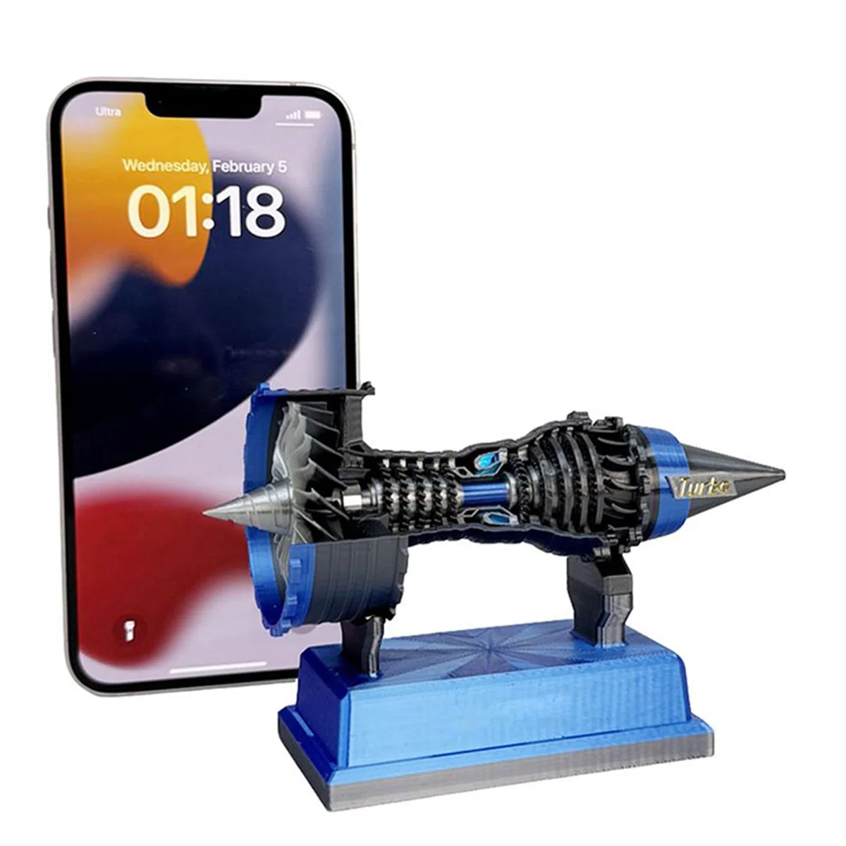 Modello Di Motore Turbofan - Modello Funzionante Simulato Motore Aeroplano | Oggetto Da Collezione, Giocattolo Costruttivo Realistico Per Adulti, Studenti, Adolescenti, Ragazze E Ragazzi