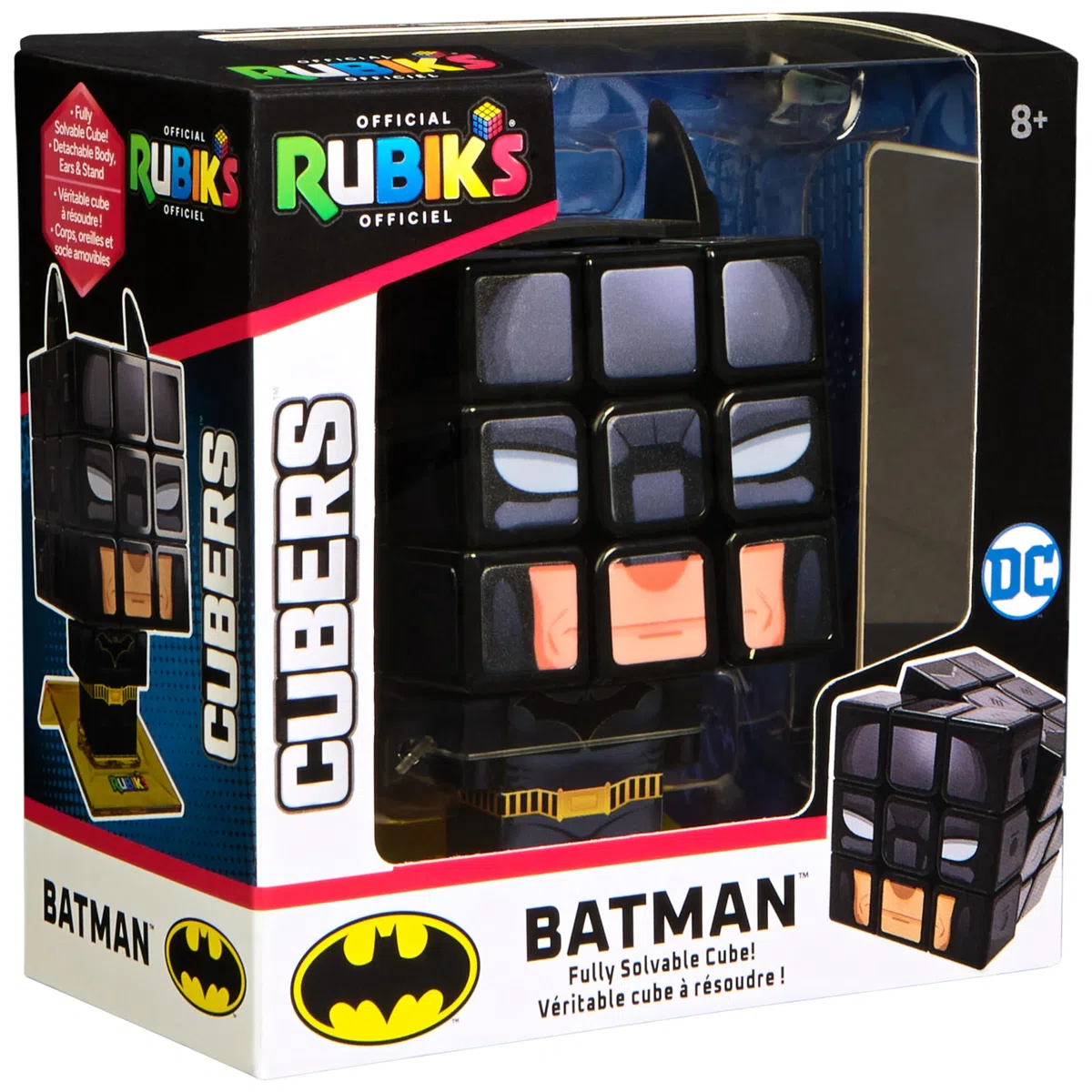 Cubo Rubik's, cuber Batman, rompicapo da risolvere, articolo da collezione Batman, giocattolo tattile, per adulti e bambini dagli 8 anni in su