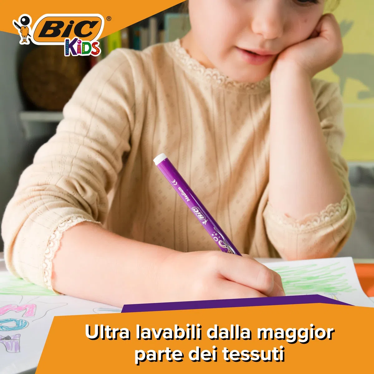 BIC Kids My Colouring Basket, Set Colori per Bambini, 60 Matite Colorate + 60 Pennarelli Colorati, 120 Unità, Idea Regalo, Cancelleria Casa e Scuola