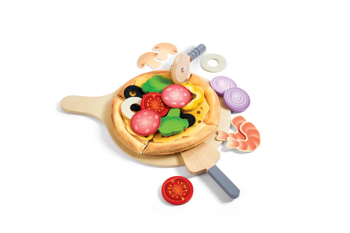 Hape E3173 - Set da Gioco Pizza Perfetta