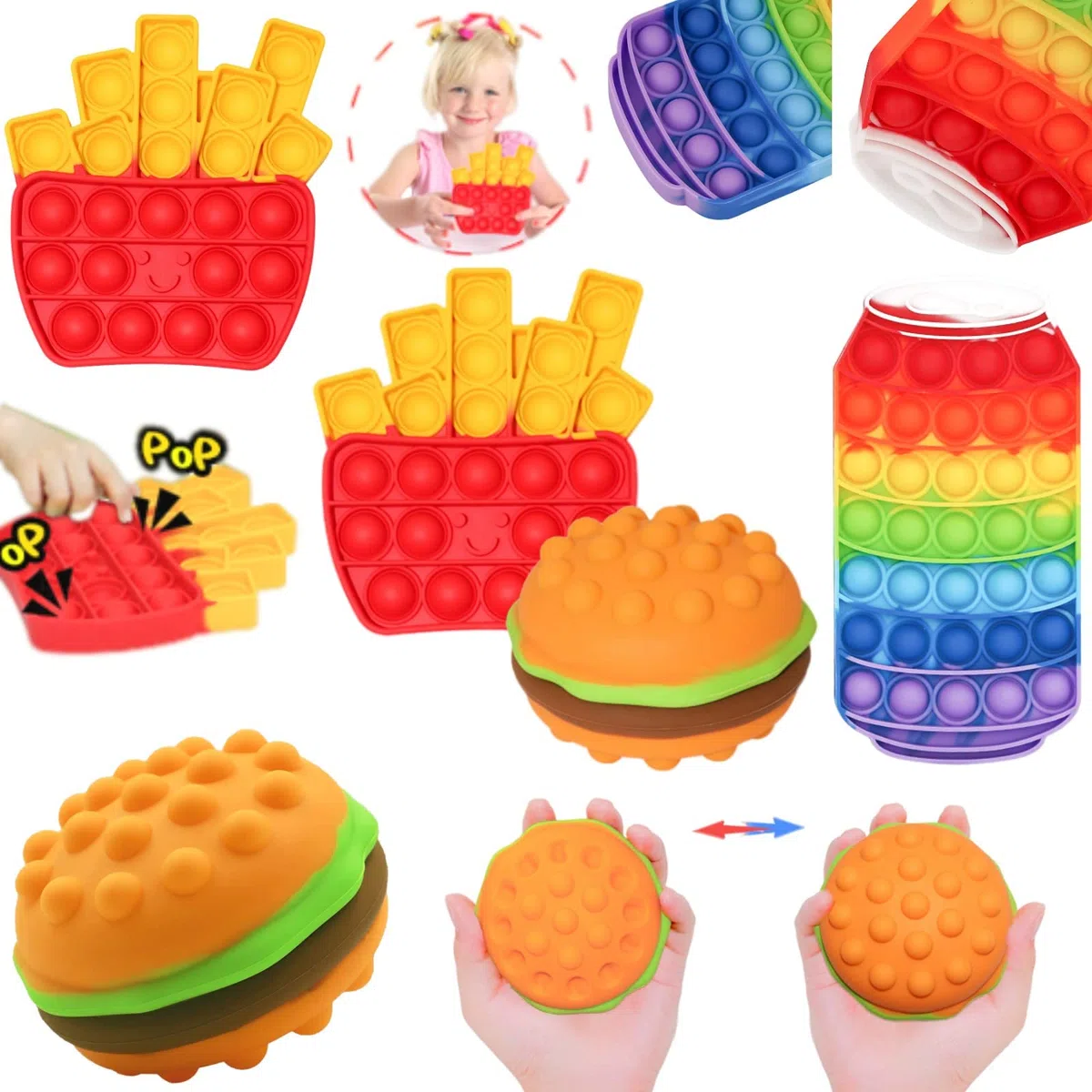 Paochocky Fidget Toy Set, 26 Pezzi Fidget Toys Pack, Fidget Toys Set Fidget Toys Box Giochi Sensoriali Anti Ansia e Stress è Adatta per Adulti e Bambini, può Essere Usata Come Regali per Feste