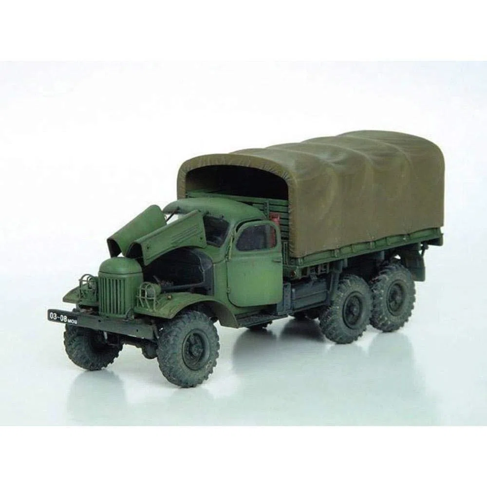 Trumpeter 01001 - Modellino di Furgone Militare sovietico ZIL-157 6x6