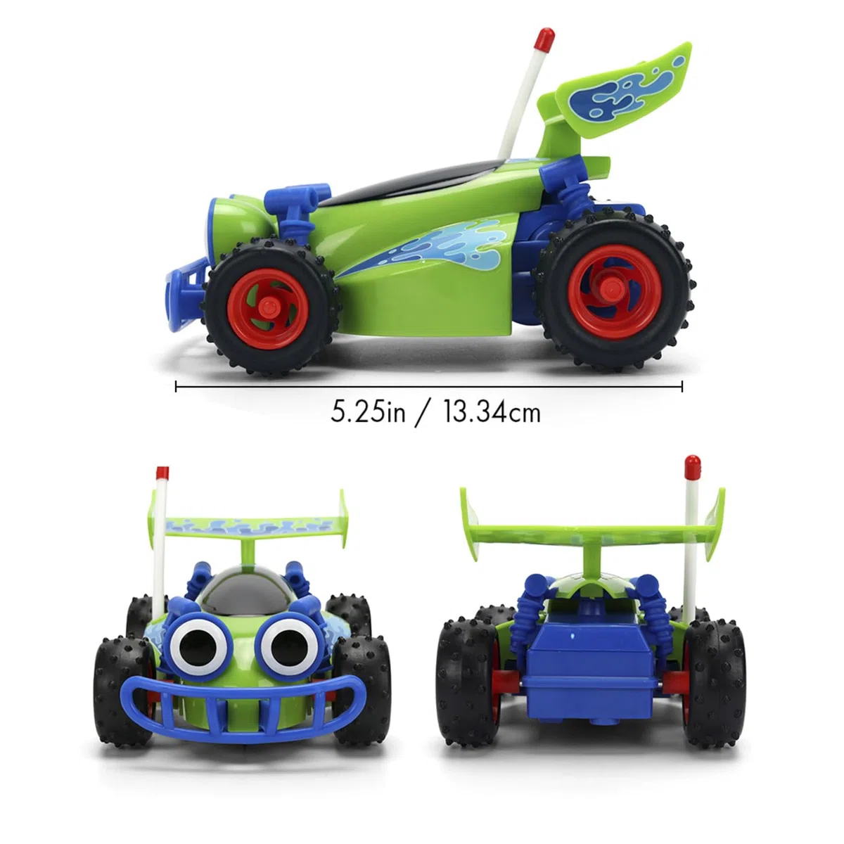 Jada Disney Pixar Toy Story Auto telecomandata Buggy 14 cm, facile da usare, 2,4 GHz, 1 canale, giocattolo per bambini +2 anni (9336838314R00)