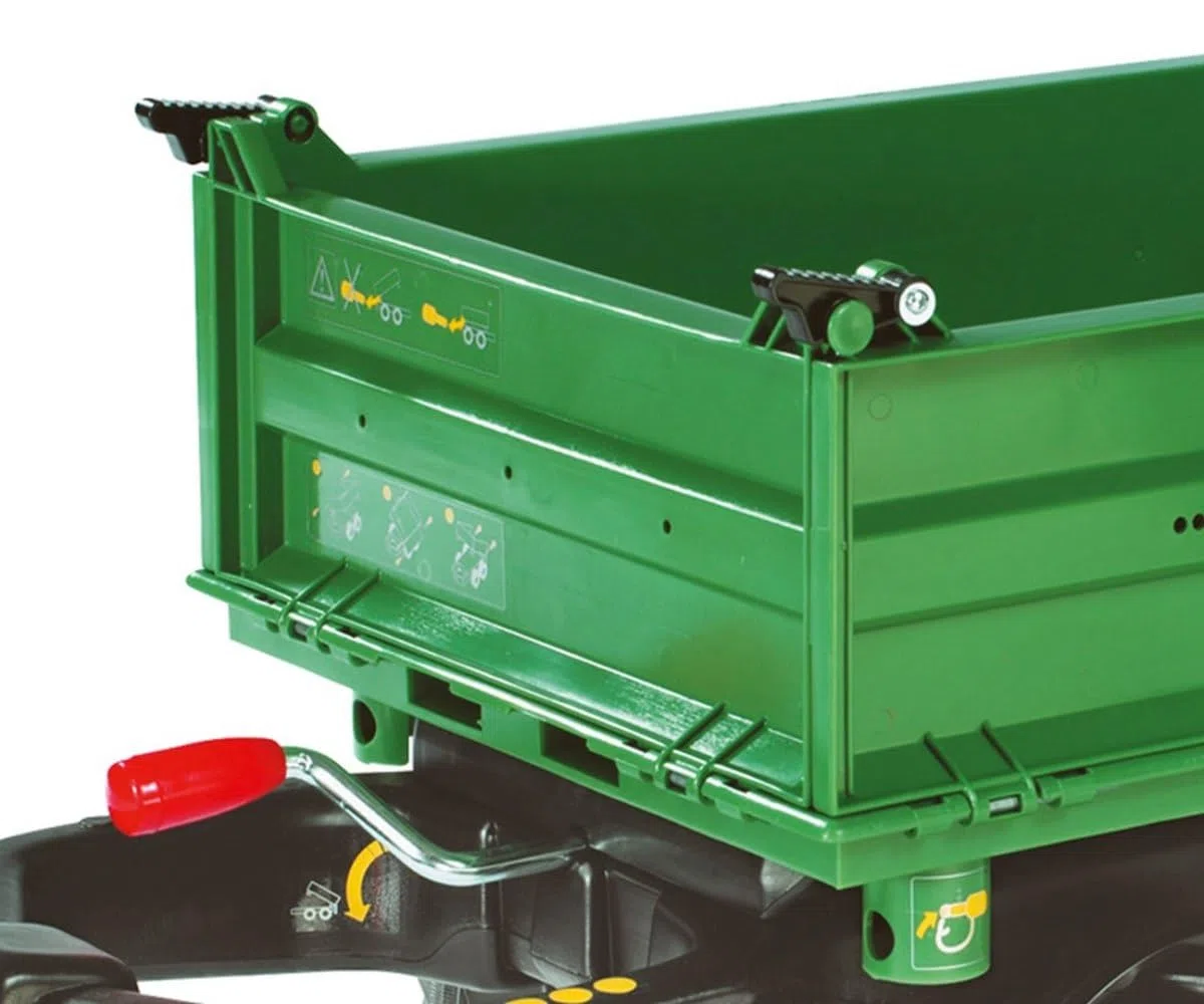 Rolly Toys 122202 - Veicolo a Pedali Mega Trailer Fendt, Verde