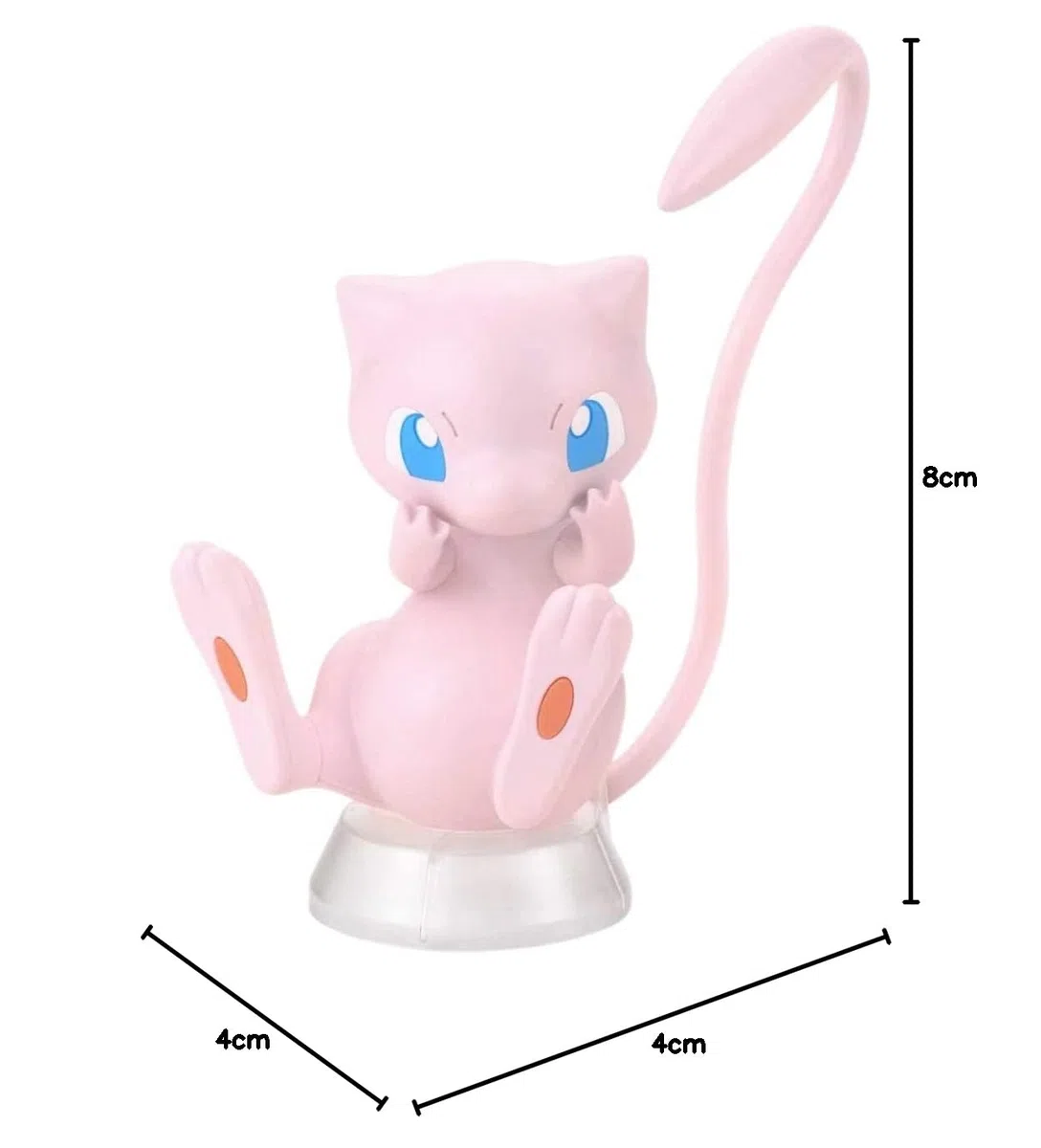 Bandai Hobby – Pokémon – Statuetta articolata da costruire, 8 cm, personaggio Mew