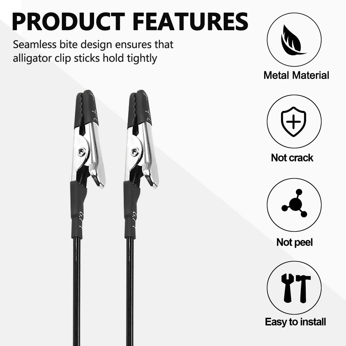 40 PZ Alligator Clip Stucchi per Model Pitture per Pennello Aria Spruzzare Hobby Modellare Parti per Fare Auto Carta Foto Memo