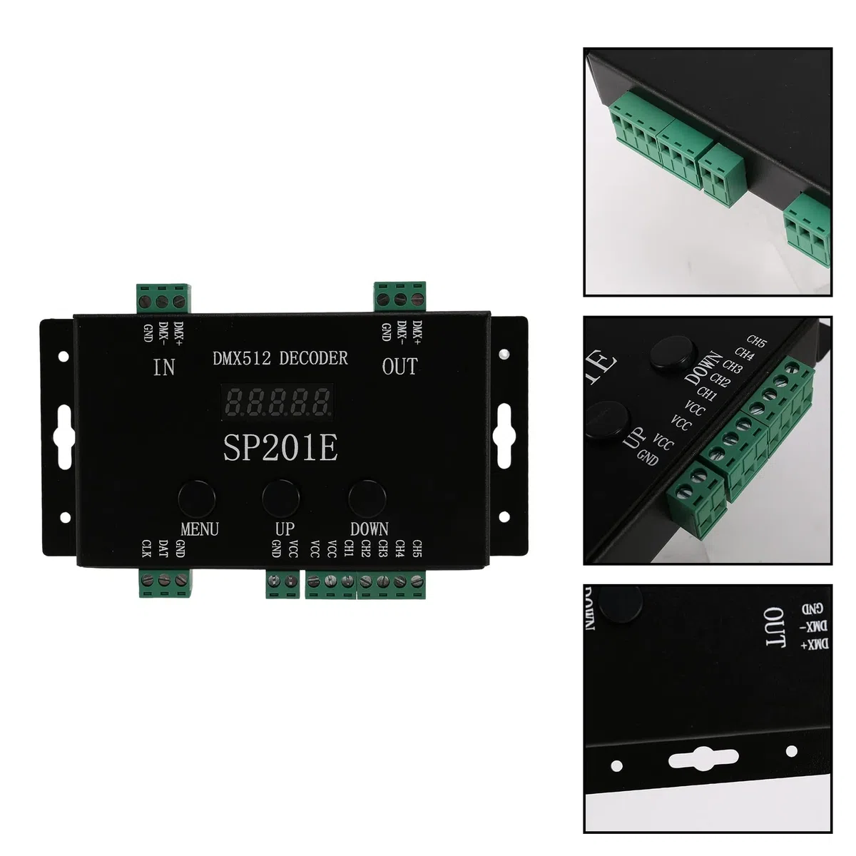 SP201E DMX512 WS2812B WS2811 da Decoder Controller Un SPI, Supporto di più Circuiti Integrati