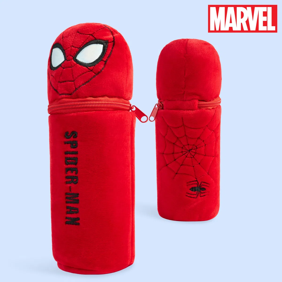Marvel Spiderman Matite Colorate con Astuccio Scuola 48 Pz Iron Man Set da Colorare per Disegnare e Schizzare Regalo Bambino (Rosso Spiderman)