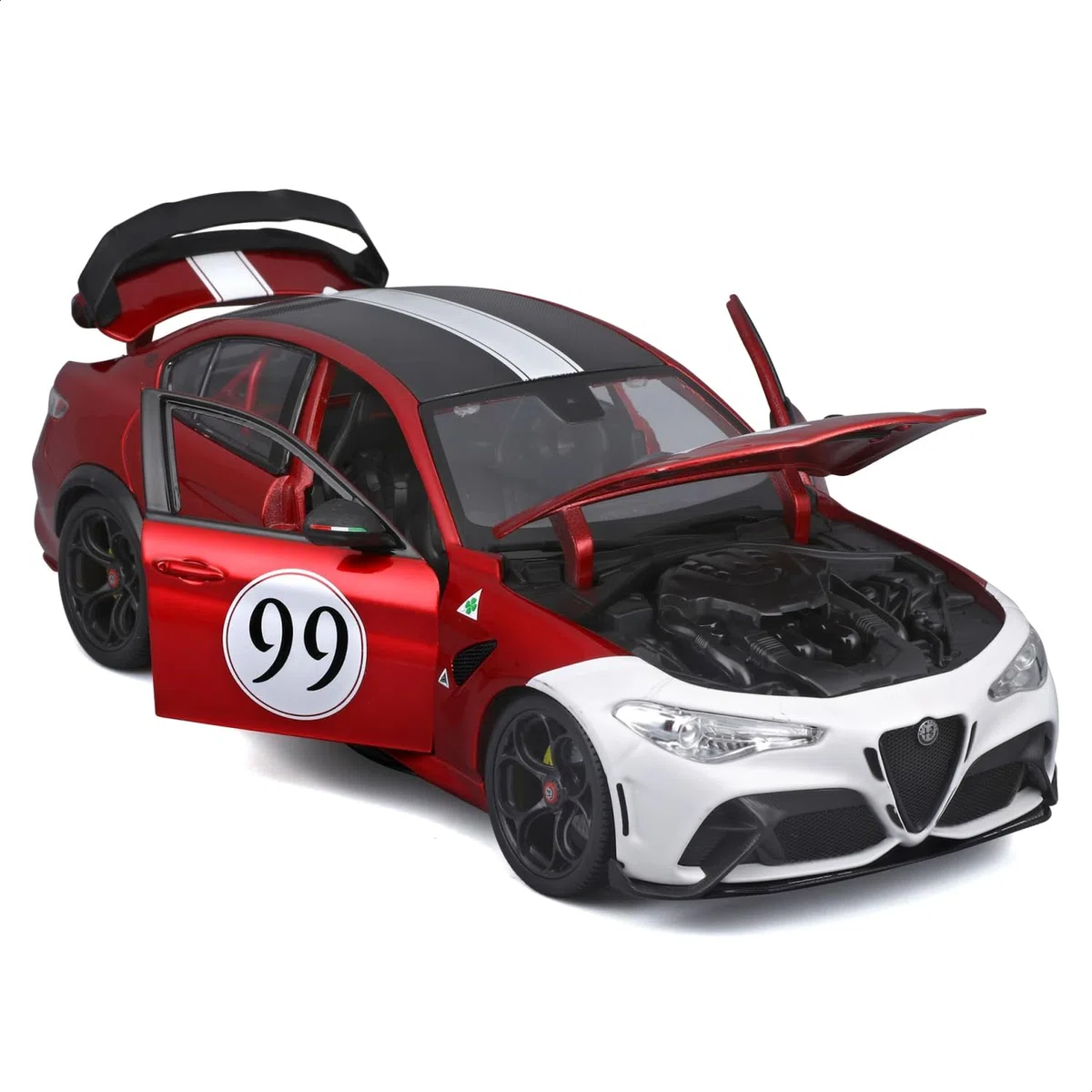 Burago, Alfa Romeo Giulia GTAm N 99 Racing 2020-1:18