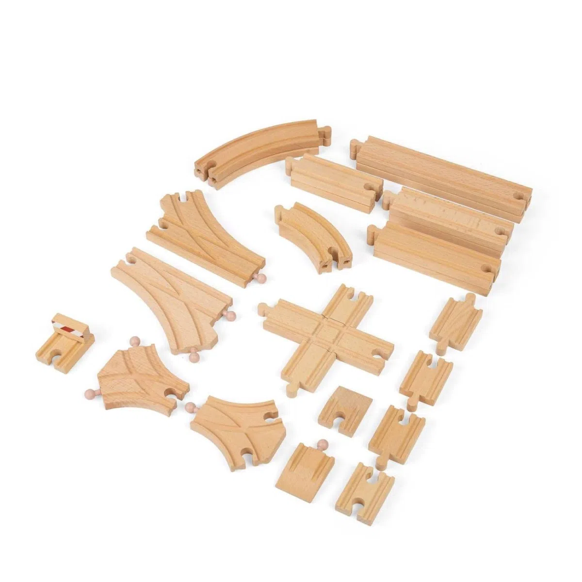 Bigjigs Rail Confezione di espansione binari Basso Livello