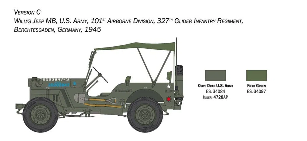Italeri- Modello in plastica da Montare, Colore Verde, IT3635