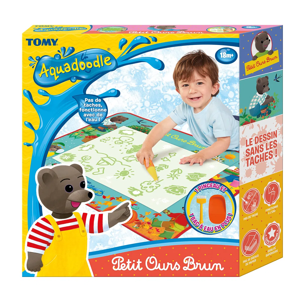 AquaDoodle Petit Our Brown E73425 - Tappetino da disegno ad acqua, da colorare gigante