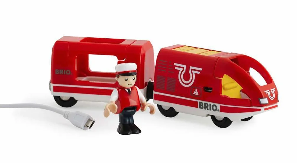 Treno passeggeri 33746 BRIO Red alimentato a batteria