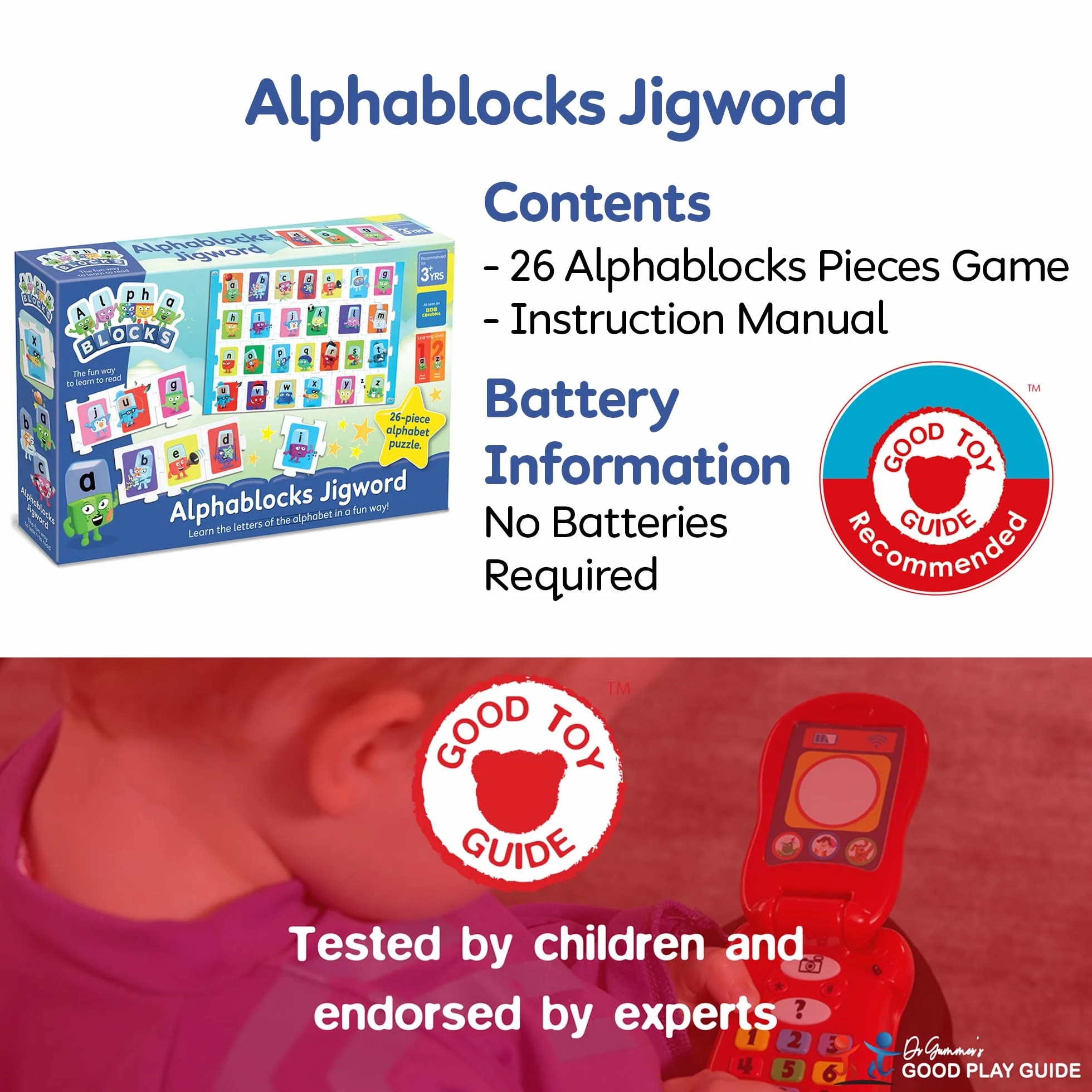 ALPHABLOCKS - AN26 - Jigword, Rainbow Multicolor