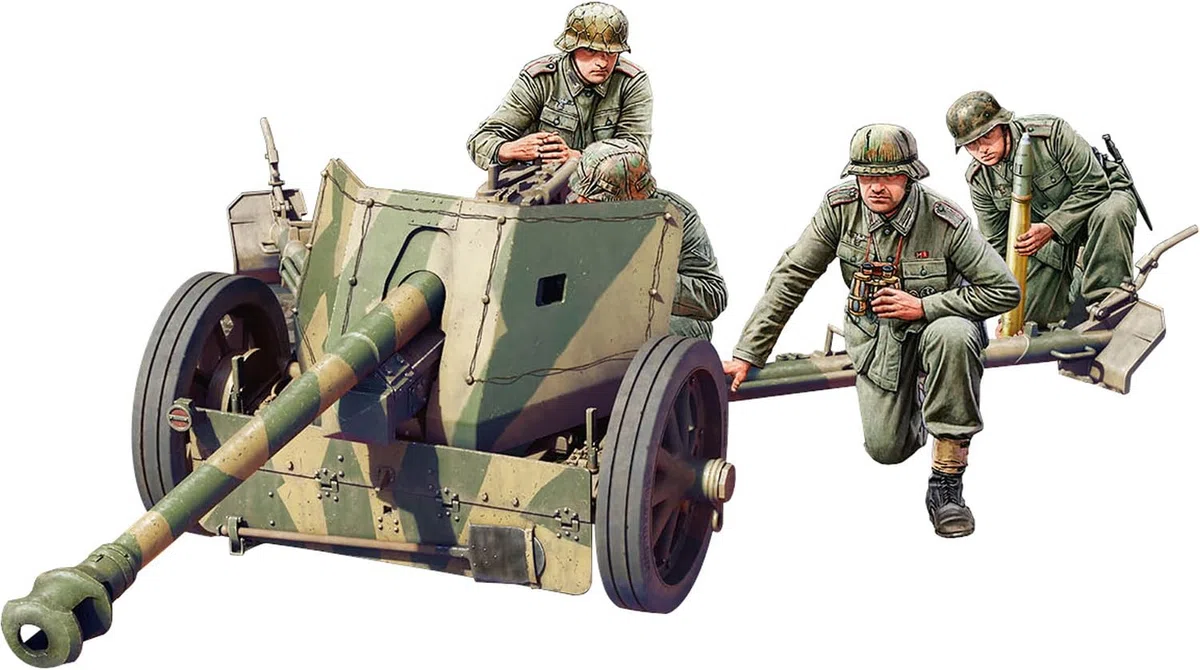 Miniart - cannone anticarro tedesco pak 40-1/35 - miniart 35400