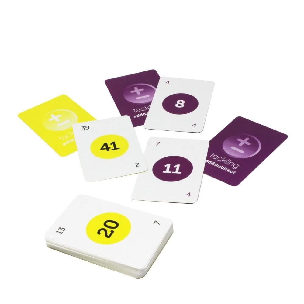 Learning Resources Set per Gli Studenti Addizione e Sottrazione, Gioco di Carte per l'apprendimento della Matematica, dai 5 Anni in avanti