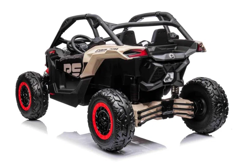 Buggy 24 V Can-Am Maverick, 4 Motori da 200 W, MP4, RC Parental (Nero)