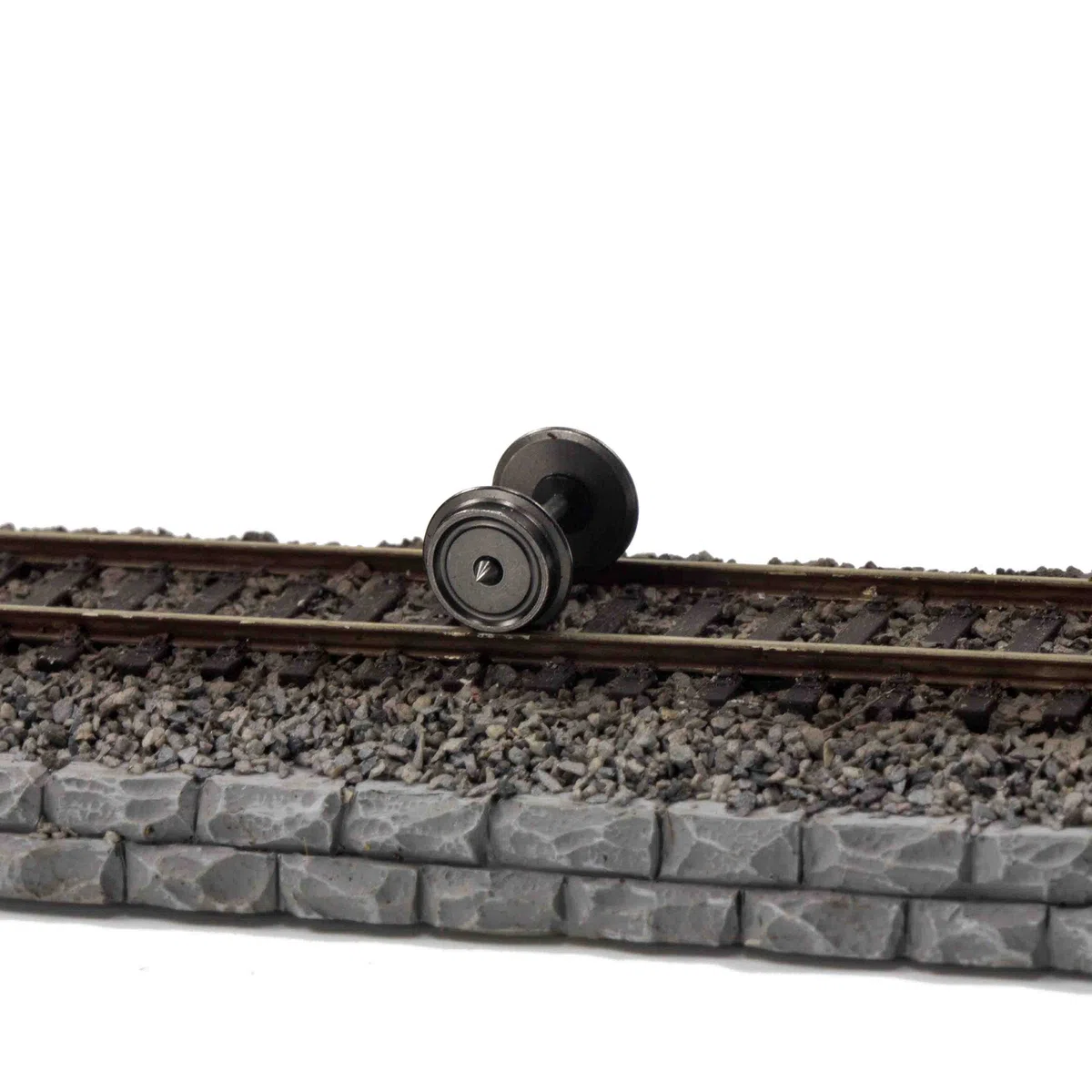 C8724 12 PCS 36'' Ruote in Metallo per Treno Modello 1:87 Scala HO Set di Ruote DC Nuovo