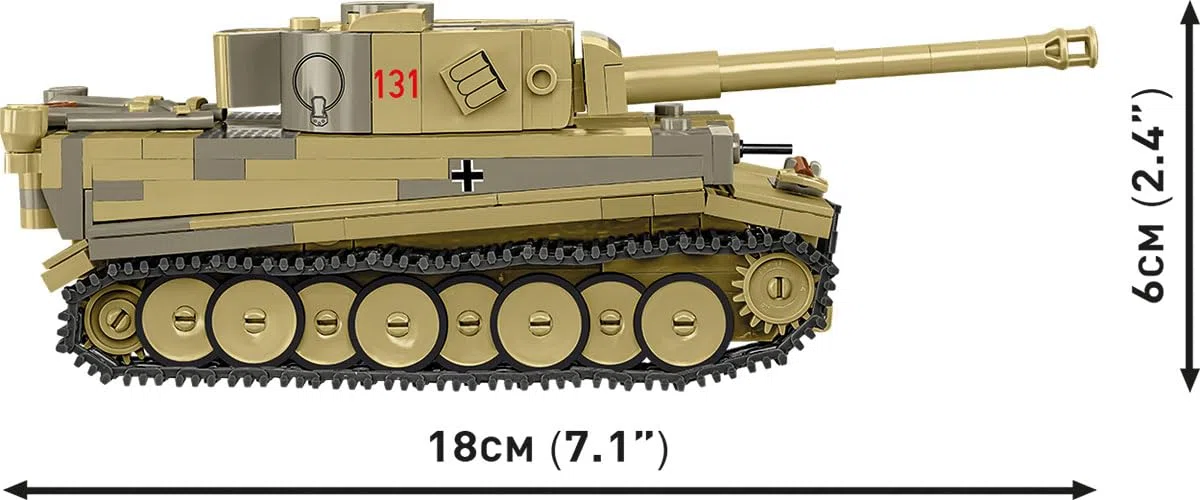 COBI Collezione Storica WWII Panzer VI Tiger 1 n. 131 Tank