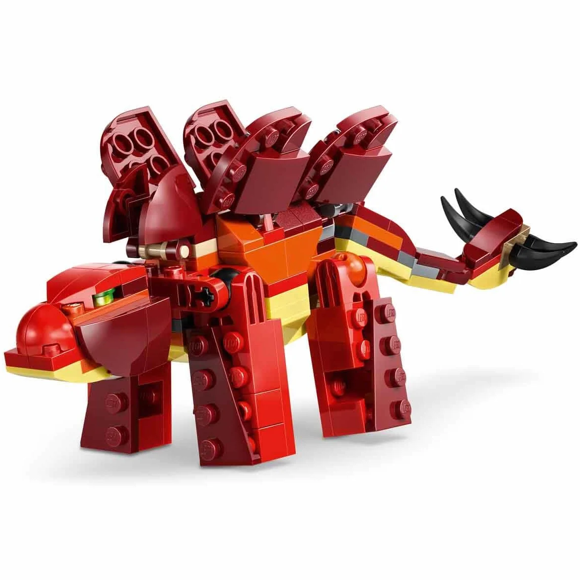 LEGO Creator 3 in 1 Feroce Dinosauro Giocattolo - Figure di Velociraptor, Stegosauro o Pterosauro con Elementi Scheletro e Denti Affilati - Regalo di Compleanno per Bambini e Bambine da 8 Anni - 31379