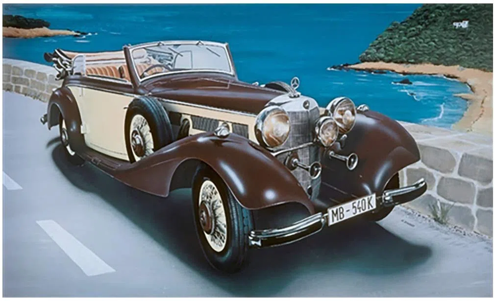 Italeri 3701 - Mercedes Benz 540k Model Kit Scala 1:24