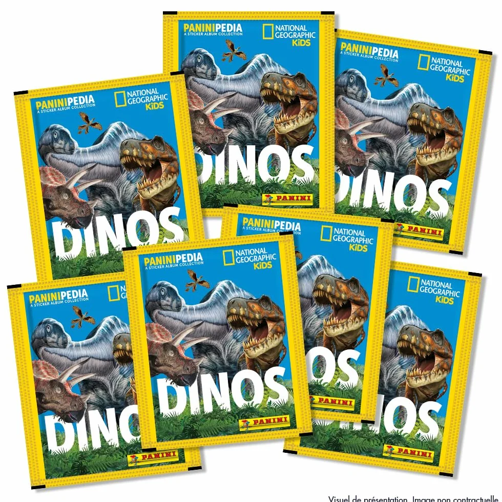 Panini DINOS NATIONAL GEOGRAPHIC KIDS PANINIPEDIA Scatola da 36 tasche