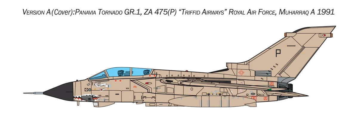 Italeri 35107 Tornado GR.1/IDS Gulf War War Thunder Edition, scala 1:48, Plastic Model Kit/Modello in plastica da montare