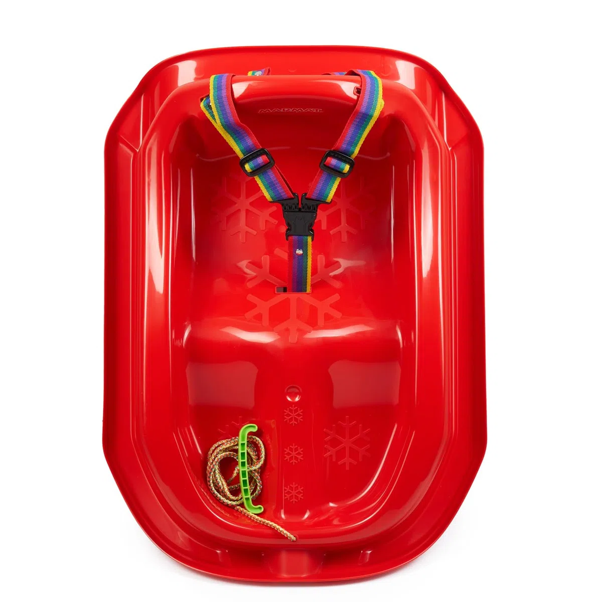 Tymar Slitta per bambini a partire da 1 anno, slitta per bambini, con cintura di sicurezza