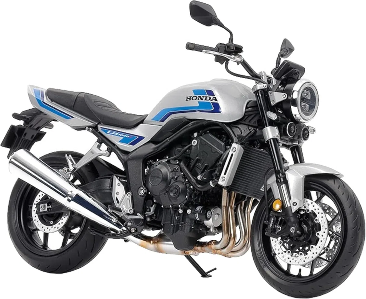Tamiya 14144 1:12 Honda CB1000F - Replica fedele all'originale, in plastica, per fai da te, modellini, assemblaggio, non verniciato, multicolore