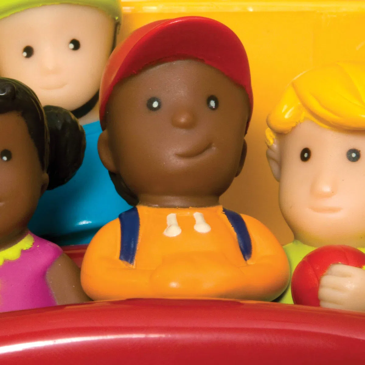 B. toys - Boogie Bus - Scuolabus giallo interattivo - Luci e suoni - Scuolabus giocattolo per bambini e ragazzi - Autista e passeggeri - 18 mesi +
