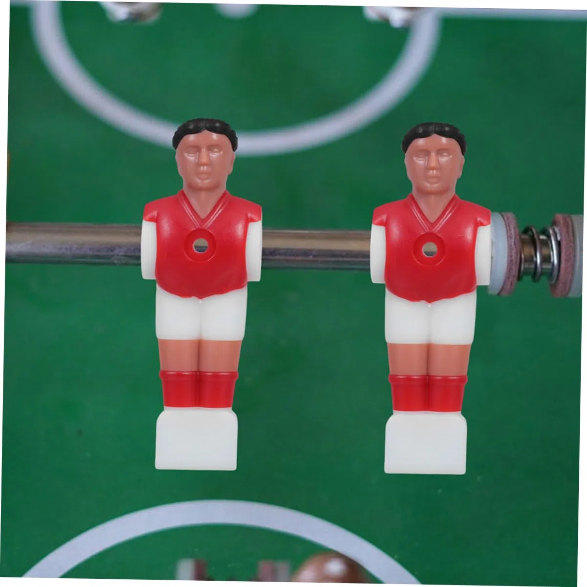 Set 12 Pezzi Giocatori Calcio Balilla in Abs Maglia Rossa e Blu, Accessori Sostitutivi per Tavolo Calcio Balilla per Uso Versatile e Gioco Migliorato in Riunioni Familiari