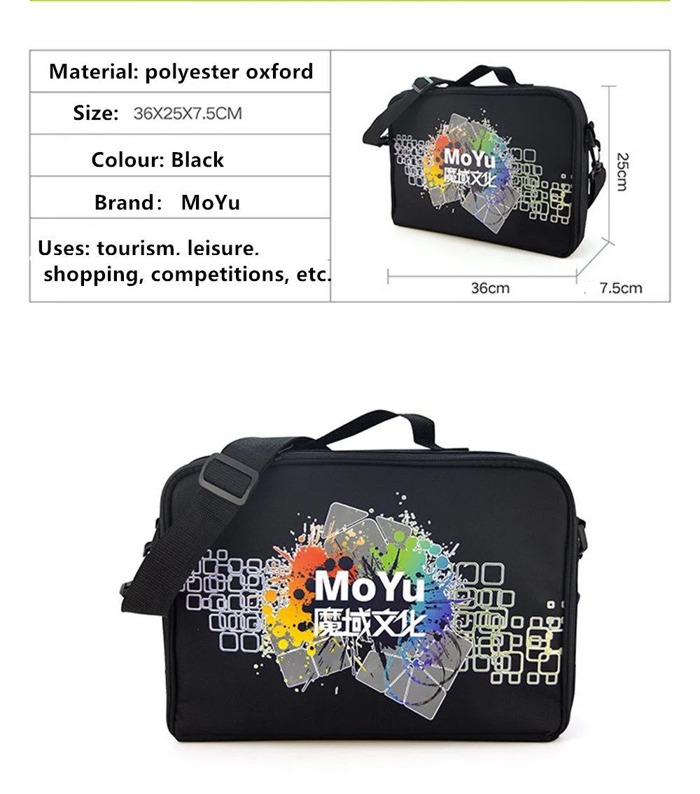 Moyu Borsa per il trasporto Borsa portatile Borsa a tracolla per Magic Cubes Gioco Turismo Viaggiare