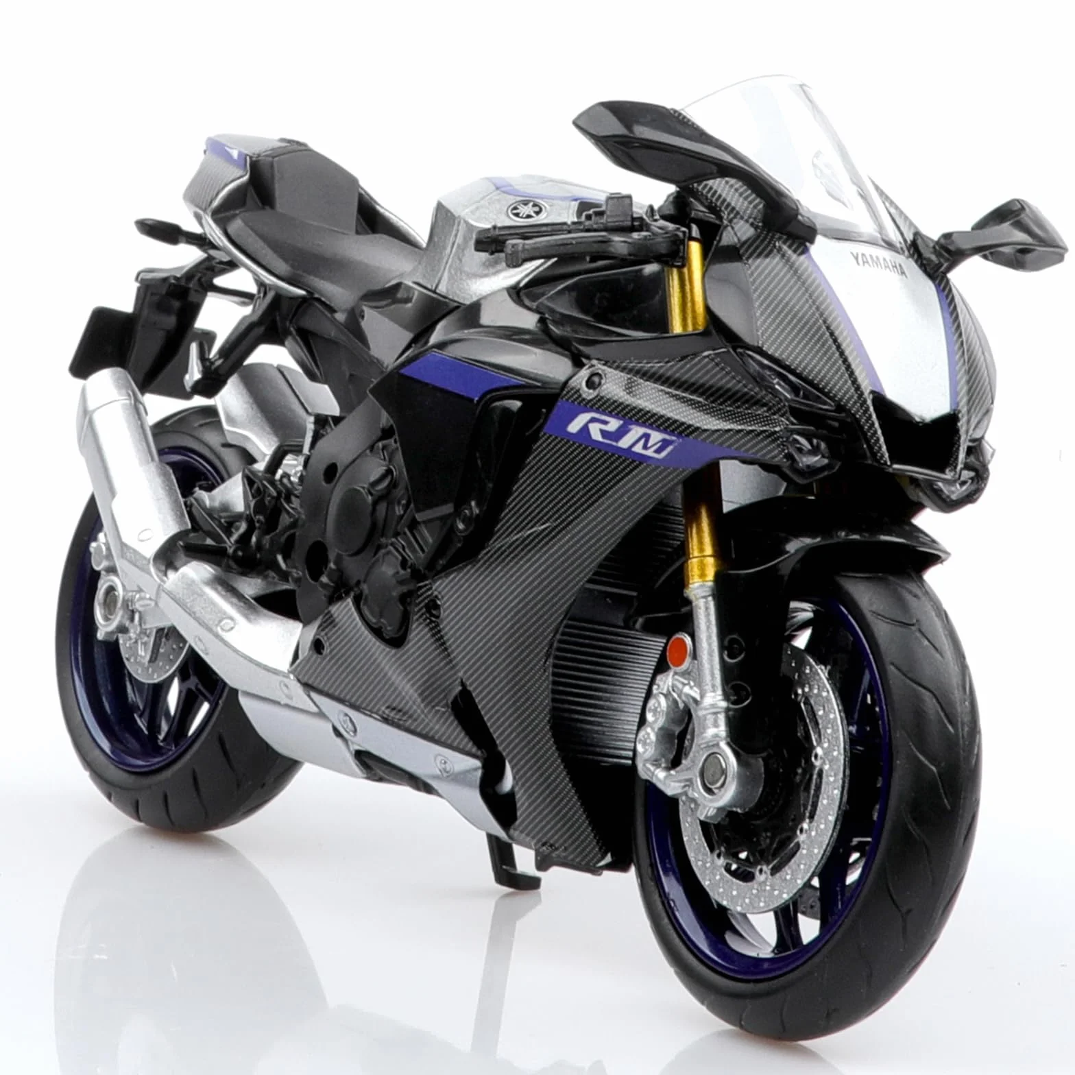 TOKAXI Motociclette Giocattolo Yamaha YZF-R1M in Scala 1/12 in Diecast, Modello di Moto Yamaha, Regali di Motocicletta R1 per Ragazzi e Ragazze