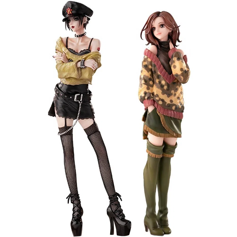 Anime Osaki Nana Figure, Illustration Girl Komatsu Nana Action Figure, 22cm PVC Standing Statue, Decorazione da collezione per la stanza