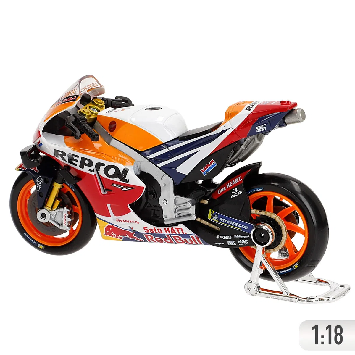 10-36372 Maisto - MotoGP Racing - Repsol Honda Team 2021#93Marc Marquez - scala 1:18 - modellino in metallo