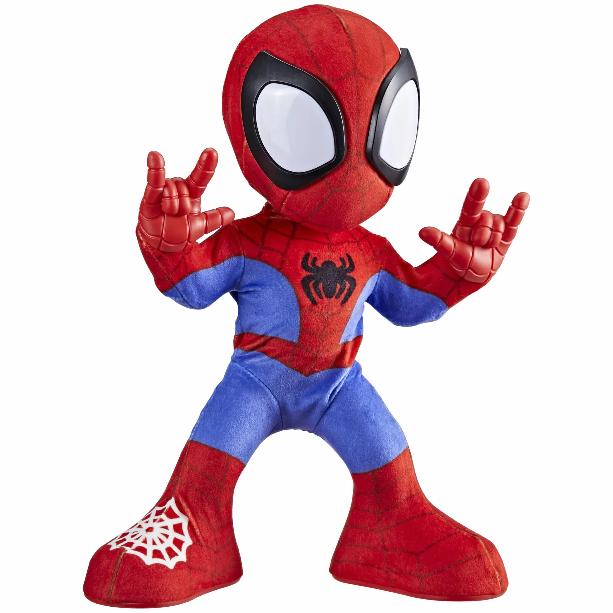 Hasbro Marvel Spidey e i Suoi Fantastici Amici, Spidey Dance'N Crawl, Peluche Elettronico con Suoni Musicali, Giochi per Bambini e Bambine da 3 Anni in su