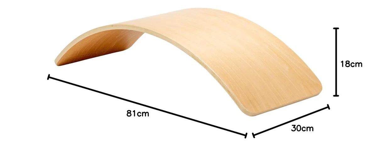TP Toys Active Tots Pikler Style Montessori Balance Board, Indoor Use for Baby and Toddler, Wobble Board, Kids Balance Board, Indoor Developmental Play, Montessori Play for Age 12 mesi +