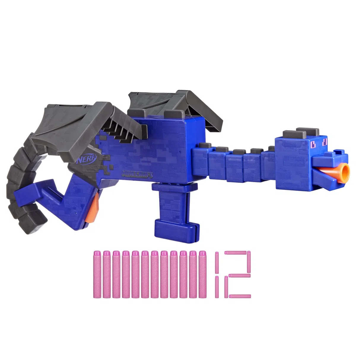 Nerf Minecraft, blaster dell'Enderdrago e 12 dardi Nerf Elite in gommapiuma