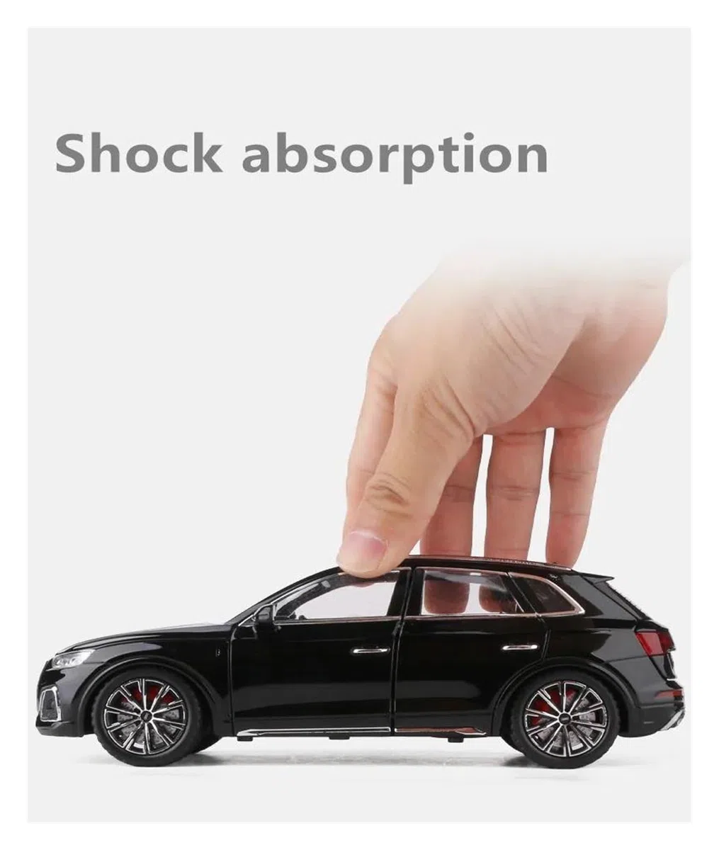 LIUHAN 1:24 per Audi Q5 SUV in lega pressofusa per auto in metallo da collezione(White)