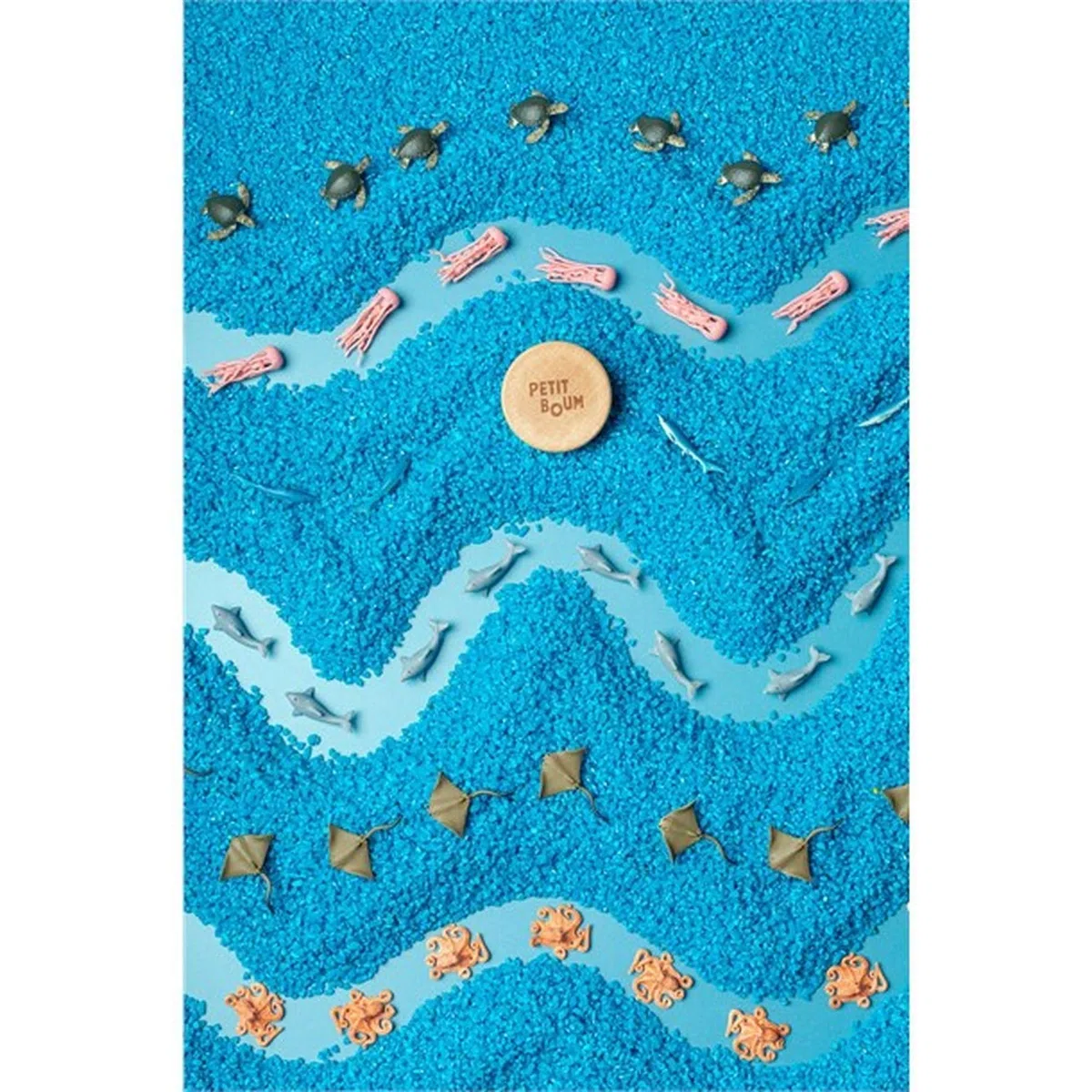 Petit Boum - Confezione da 3 Bottiglie Sensoriali Serenity | Un Microcosmo in Ogni Bottiglia | Scopri, Ascolta e Impara | Stimolazione Sensoriale | Bottiglie Sensoriali per Bambini