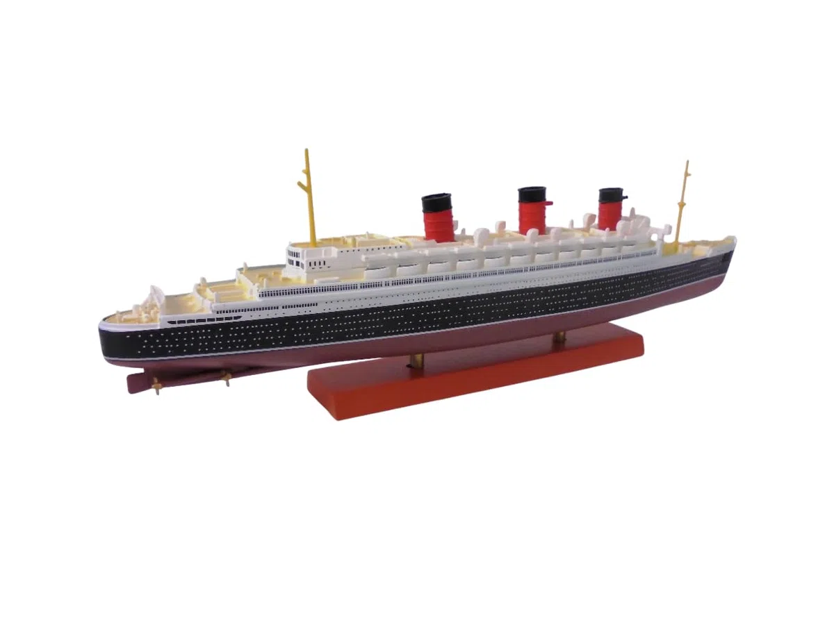 OPO 10 - Replica in Miniatura da Collezione del Famoso transatlantico RMS Queen Mary Scala 1/1250 o 25 cm - Queen Mary