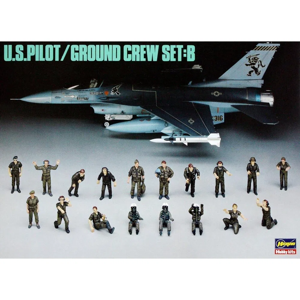 Hasegawa 1/48 US Navy Pilot/Deck Crew B