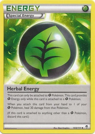 Pokemon - Herb Energy (103/111) - XY Furious Fists