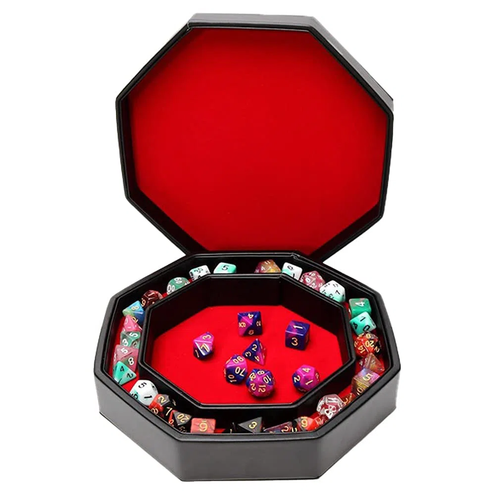 Vassoio per dadi DND da 22 cm - Vecna ​​Artwork - Contenitore per dadi poliedrici - Tappetino per giochi di ruolo - Scatola per dadi DnD per la conservazione - Vassoio per dadi DD - Accessori DnD