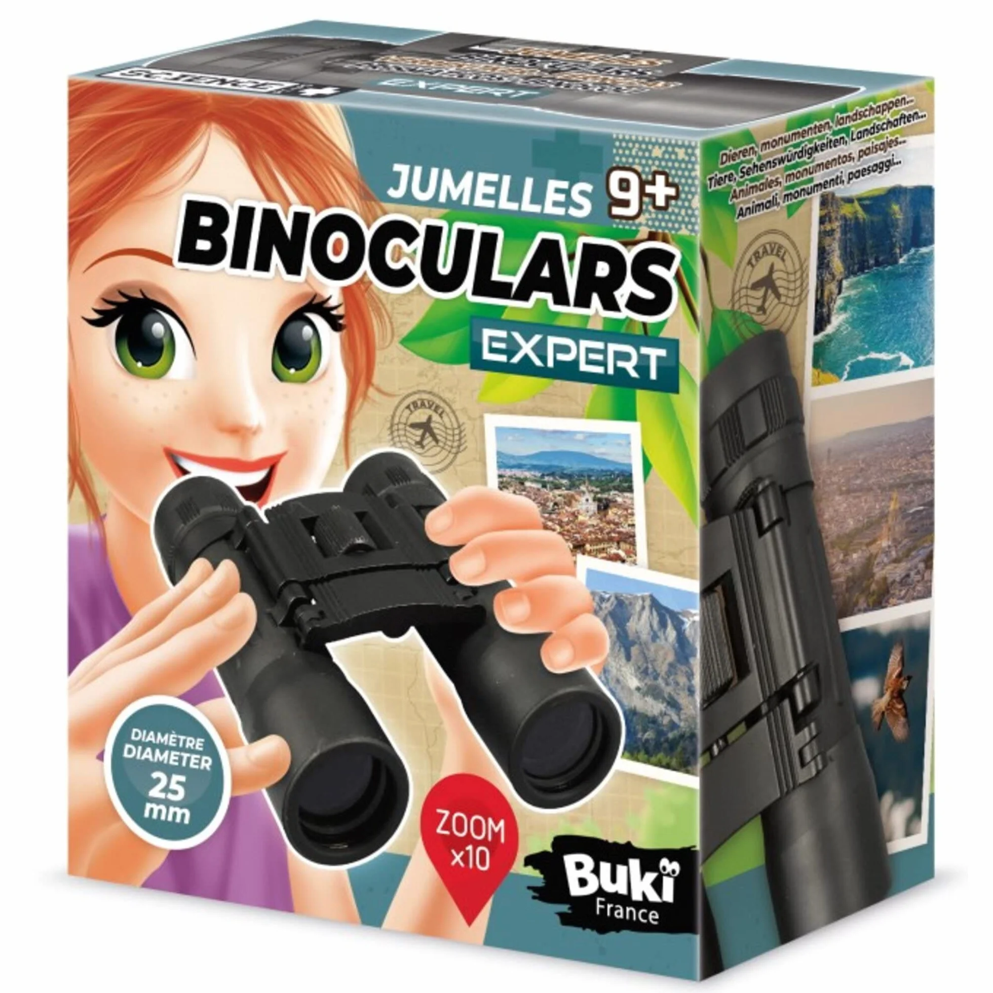 Buki Binocolo per bambini 10x25 Expert