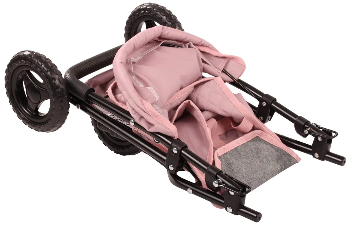 Götz 3403369 Passeggino per Bambole a 3 Ruote Soft Mood - Passeggino per Bambole Adatto a Tutte Le Bambole Fino a 50 cm - Altezza Scorrevole Circa 54 cm