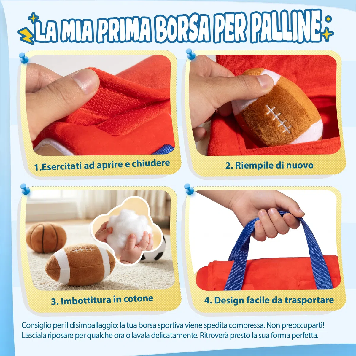 Giochi Neonato 3-6-9 Mesi, Giochi Bambini 1 Anno Regalo Bambino 6 12 18 Mesi Giochi Montessori 6-12 Mesi Giochi Sensoriali per Neonati Giocattoli Bambino 1 Anno Compleanno Regali Bambina 1 Anno